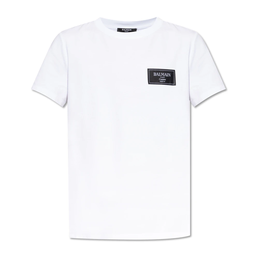 Balmain - Tops > T-Shirts - White - Balmain - Modalova