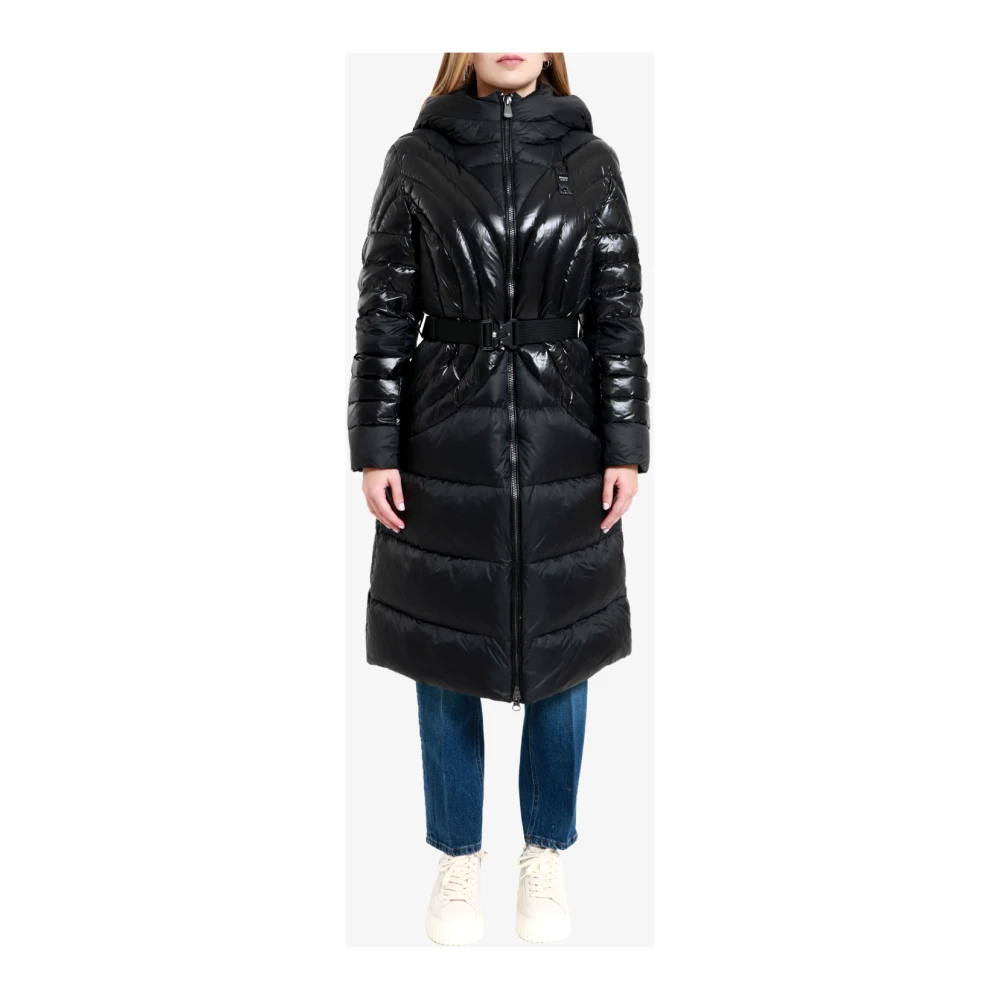Blauer Urban Style Lange Jas Black Dames