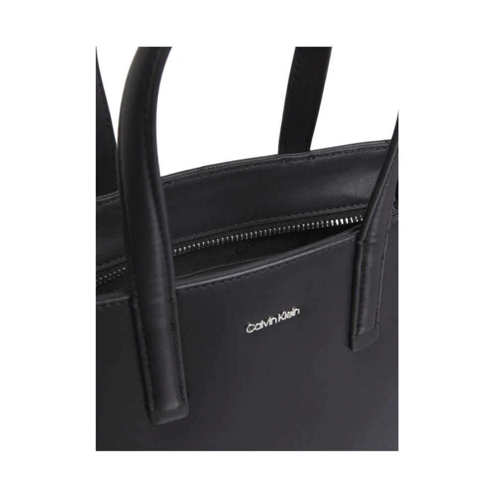 Calvin Klein Zwarte Tote Tas voor Vrouwen Black Dames