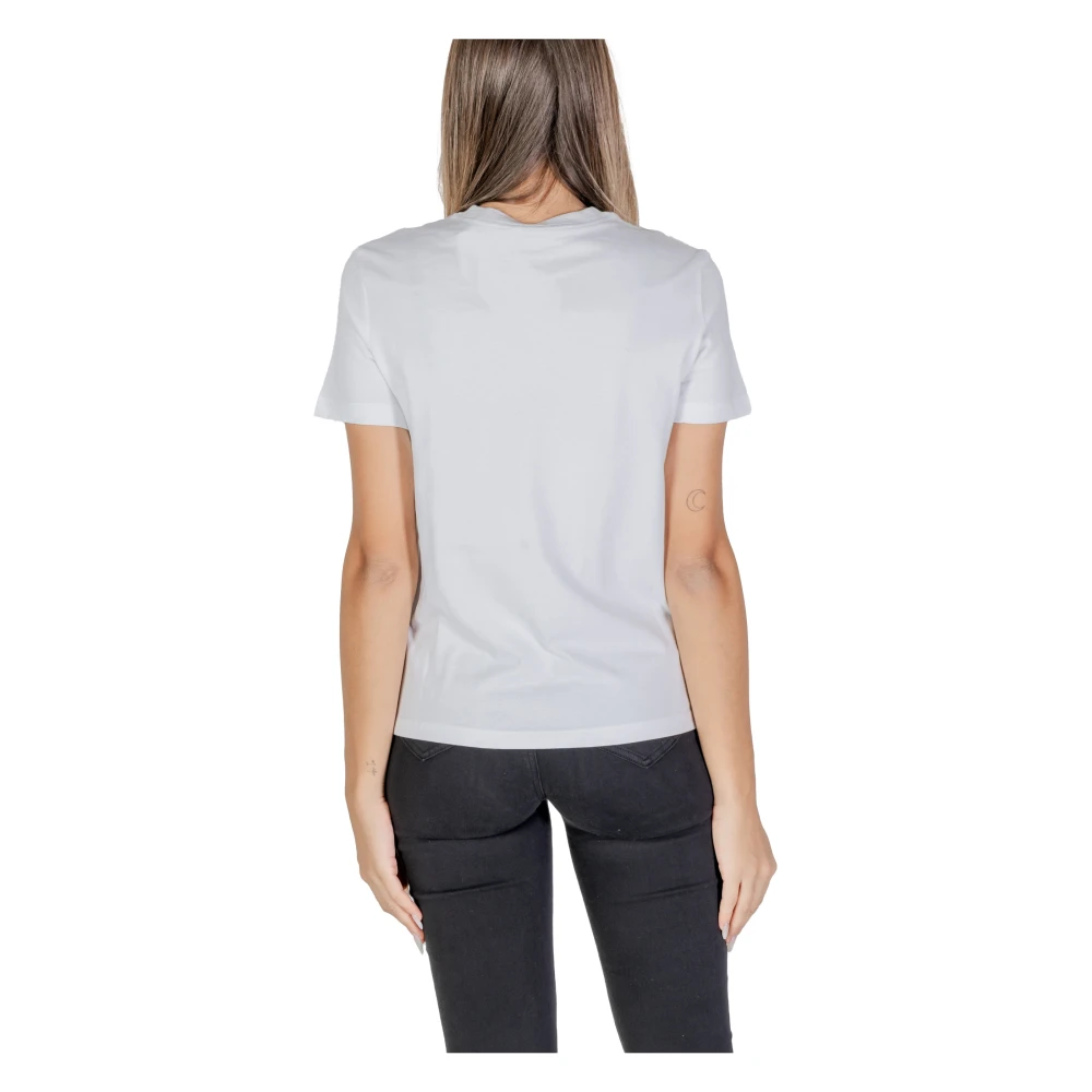 Calvin Klein Jeans Herfst Winter Dames T-Shirts Collectie White Dames