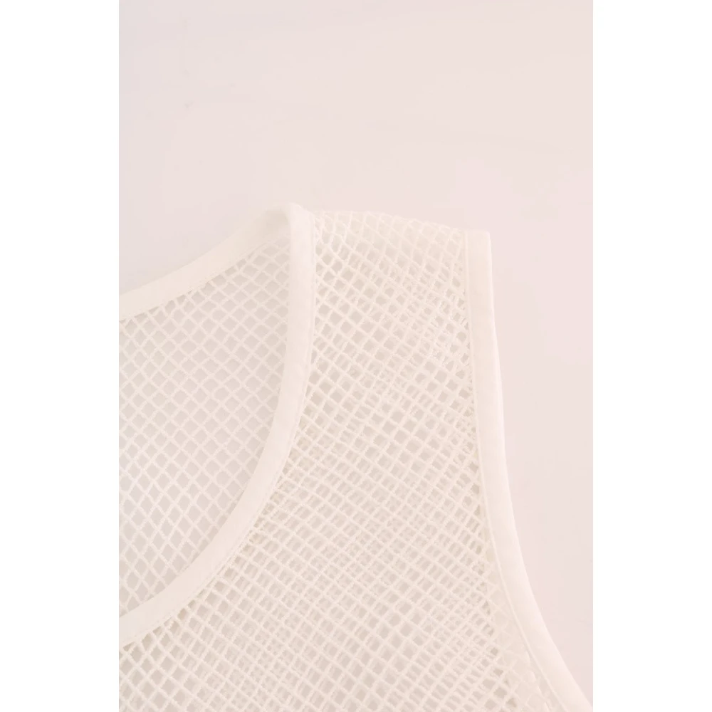 Dolce & Gabbana Sleeveless Tops White Dames