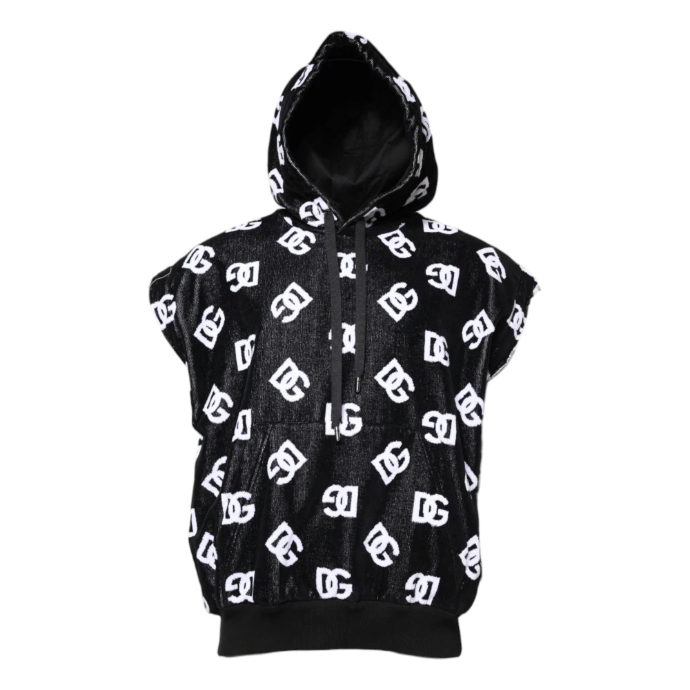Dolce & Gabbana Men's Black Pullover Hooded Jumper - Hoodies - 5XL - Sweatshirts & Hoodies