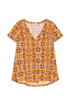 caleido-blomst-t-shirt