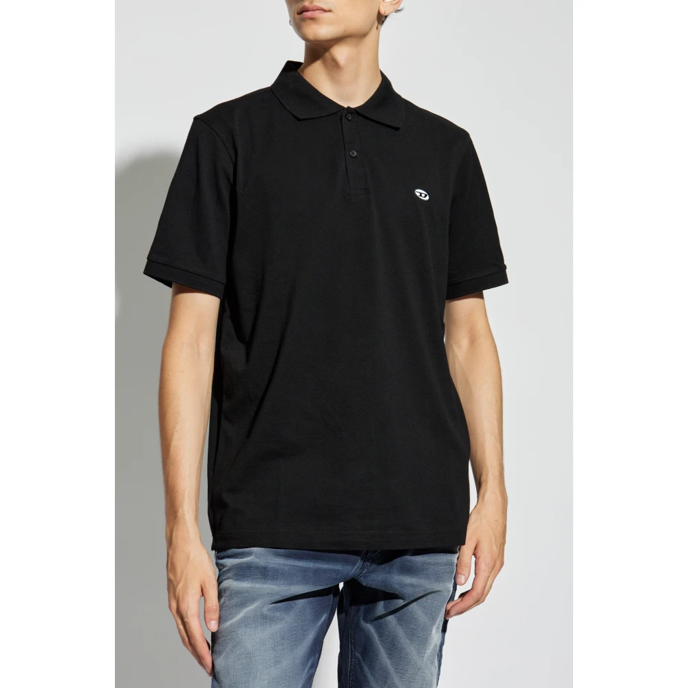 Diesel Polo T-Rejust-Doval-Pj Black Heren