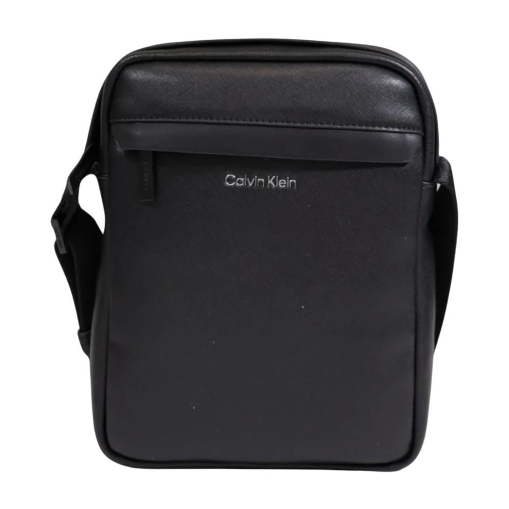 Calvin Klein Reporter Tas Herfst Winter Collectie Black Heren