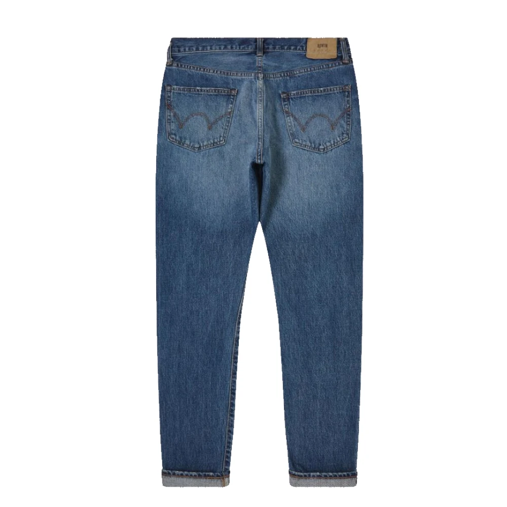 Edwin Slim Tapered Jeans Donker Indigo Rainbow Selvage Blue Heren