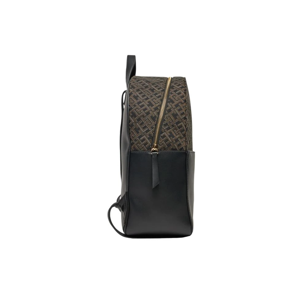 Tommy Hilfiger Zwarte Polyethyleen Rugzak Dames Tassen Black Dames