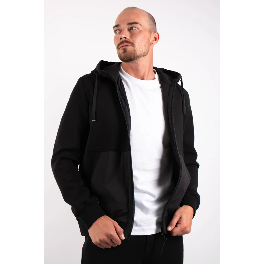 Duno Zwarte jas met Bardi Lico stijl Black Heren