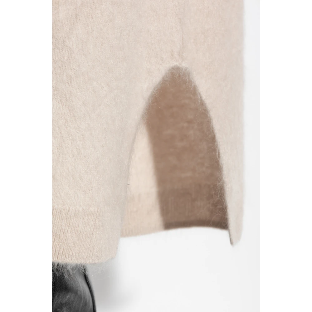 AllSaints Cashmere Trui Rebel Beige Dames
