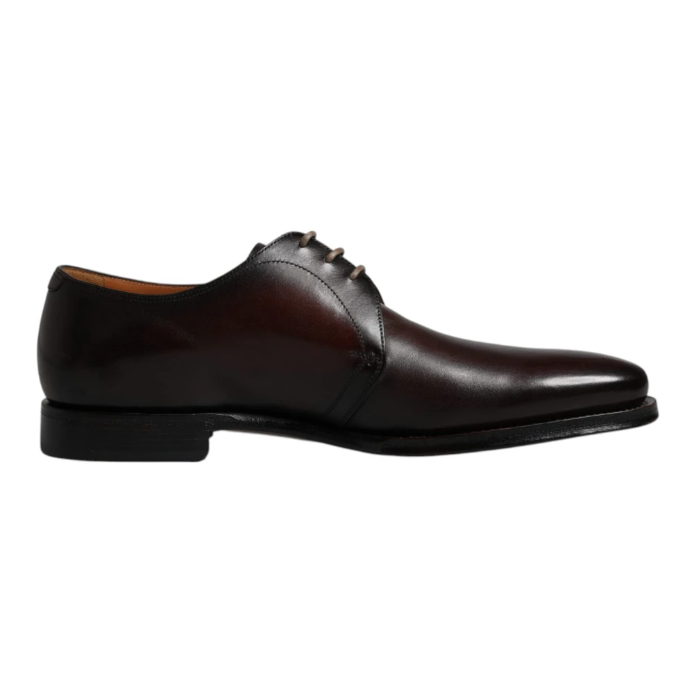 Dolce & Gabbana Men's Black Leather Derby Formal Shoes