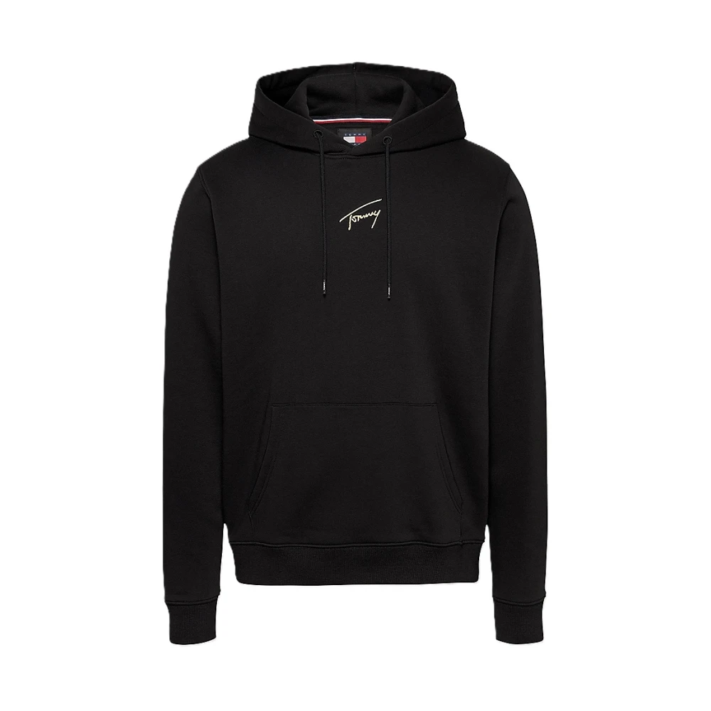 Tommy Jeans Gouden Signature Hoodie Black Heren