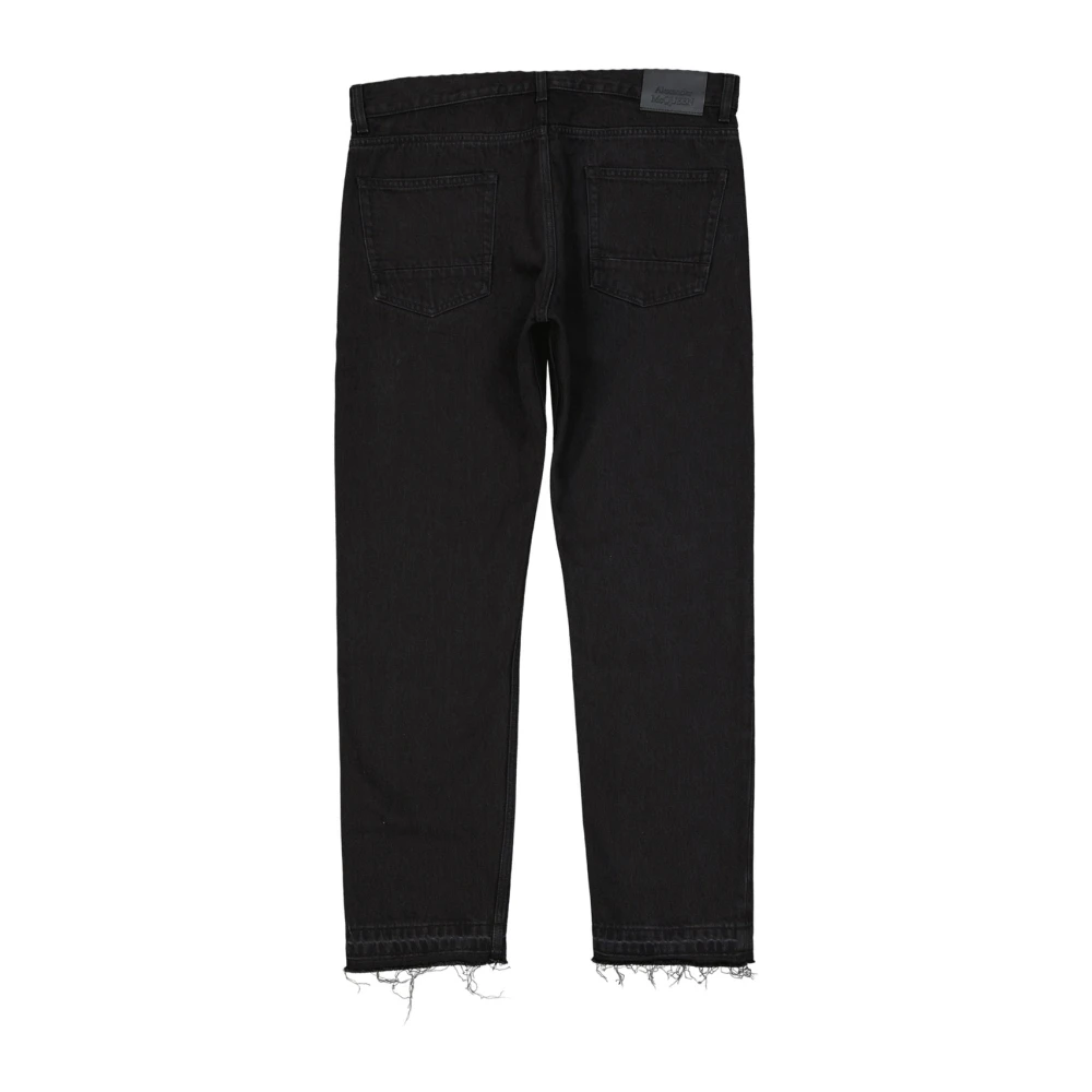 alexander mcqueen Zwarte Denim Jeans Ss22 Black Heren