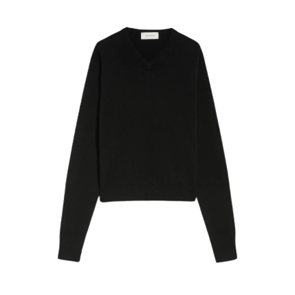 SPORTMAX Zachte wollen en kasjmier trui Black Dames