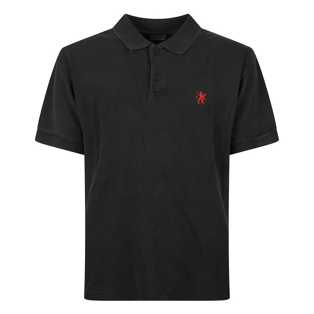 Balenciaga Men's Black Standard Polo Shirt