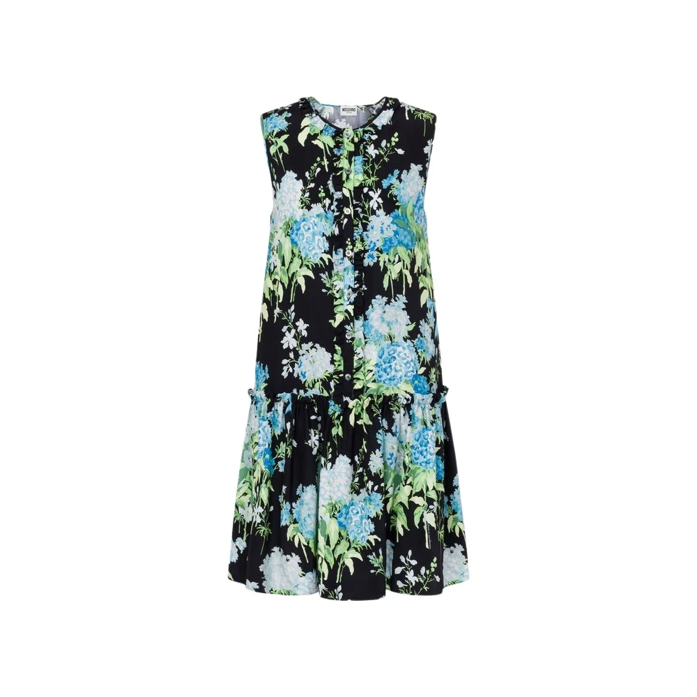 Moschino Women's Printed Silk Satin Dress