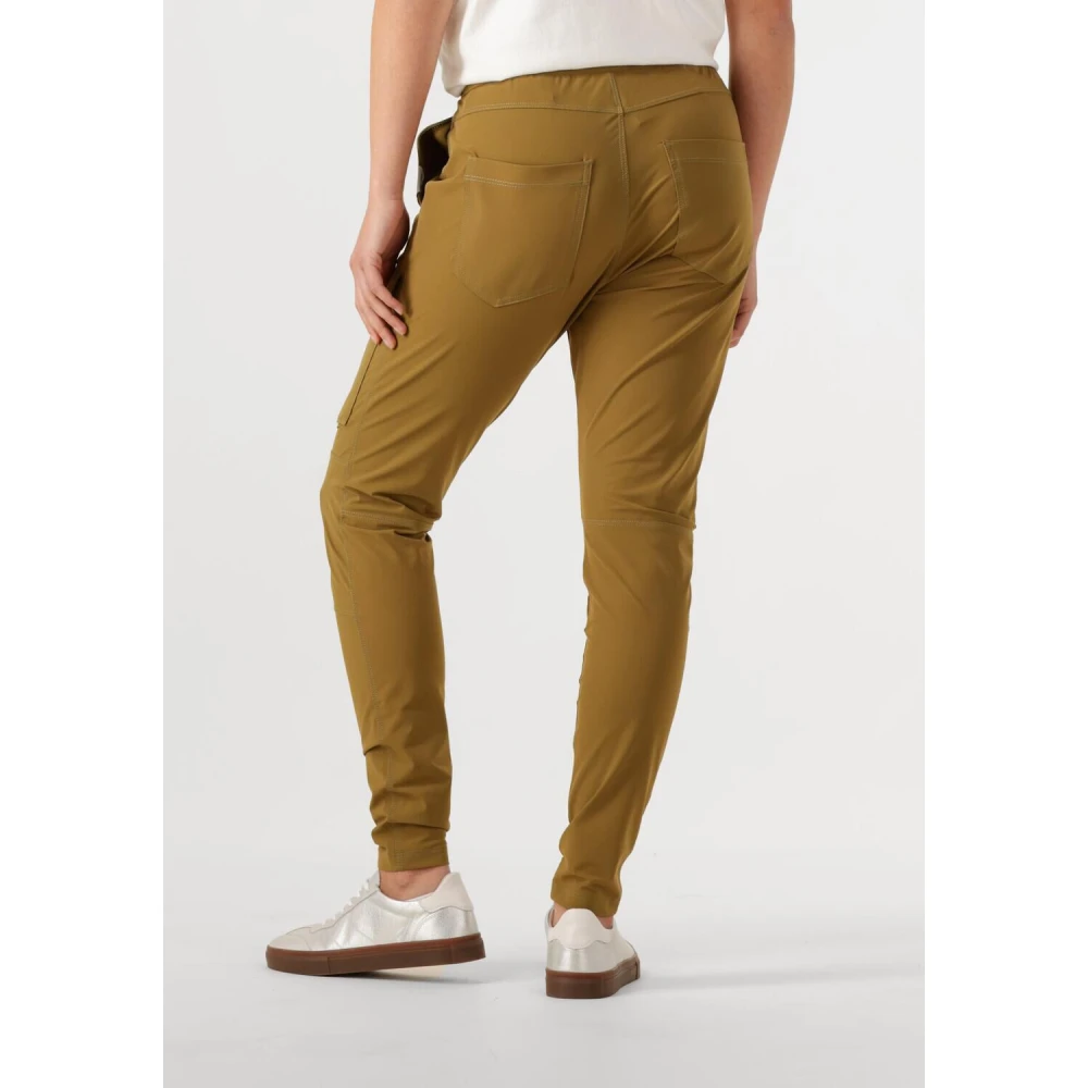 Penn&Ink N.Y Groene Linnen Broek voor Dames Green Dames