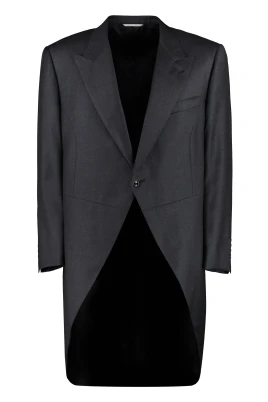 Ull Tailcoat Kavaj med Slag