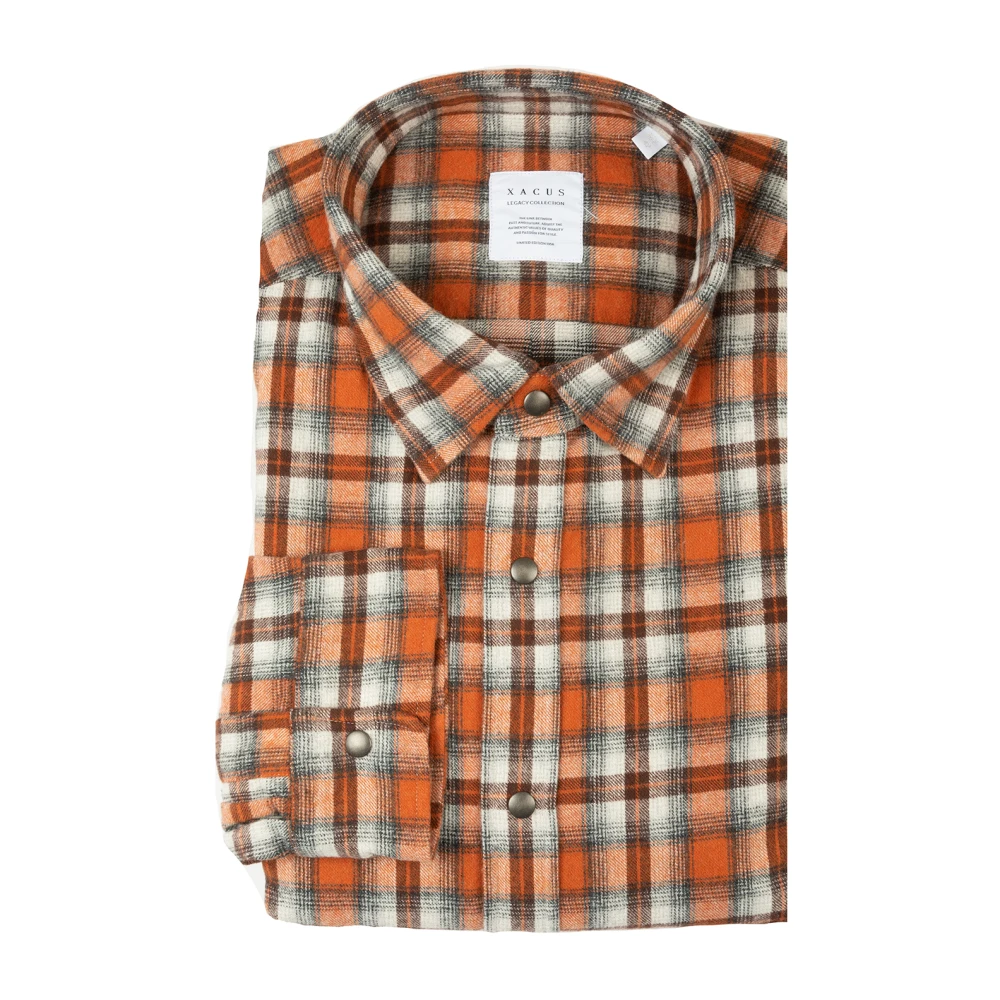 Xacus Oranje Overhemd Orange Heren