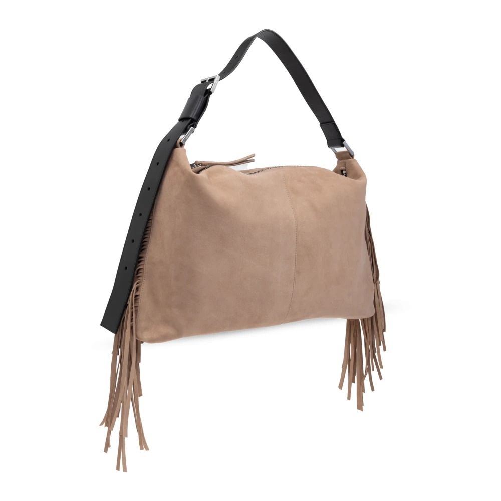 AllSaints Edbury Schoudertas Beige Dames