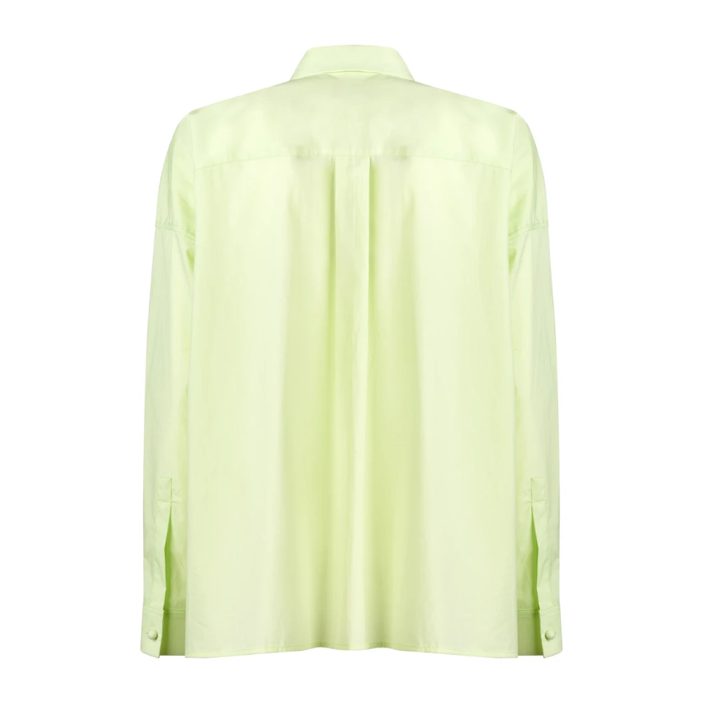 Emporio Armani Lime Katoenen Shirt 3D2C64-2N0Fz 0510 Green Dames