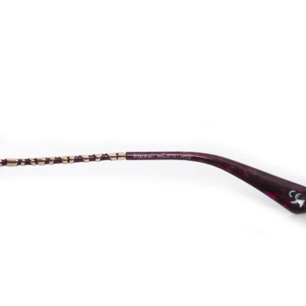 Balmain Pre-owned Plastic sunglasses Red Dames