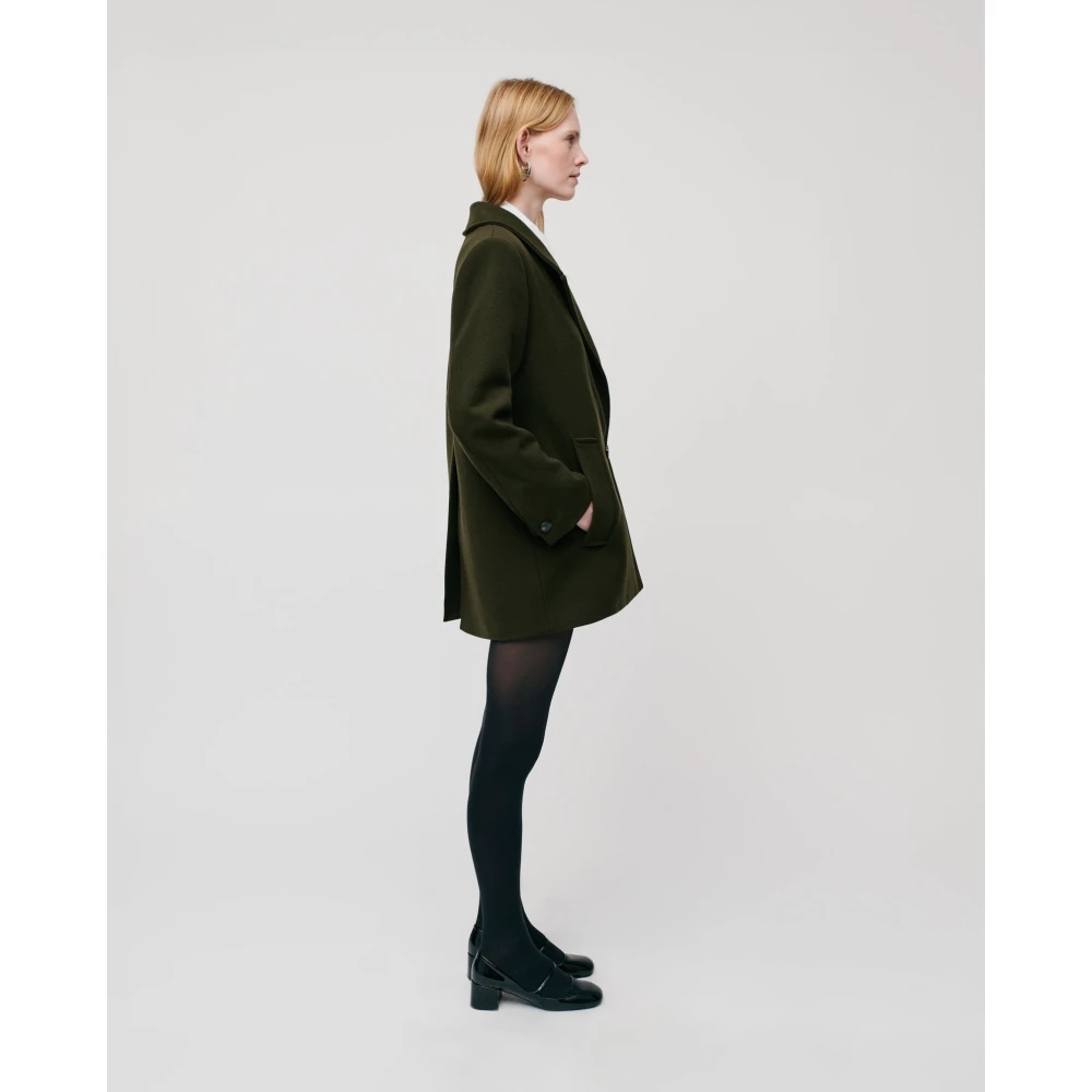 IVY OAK Oversized Boxy Winterjas Green Dames