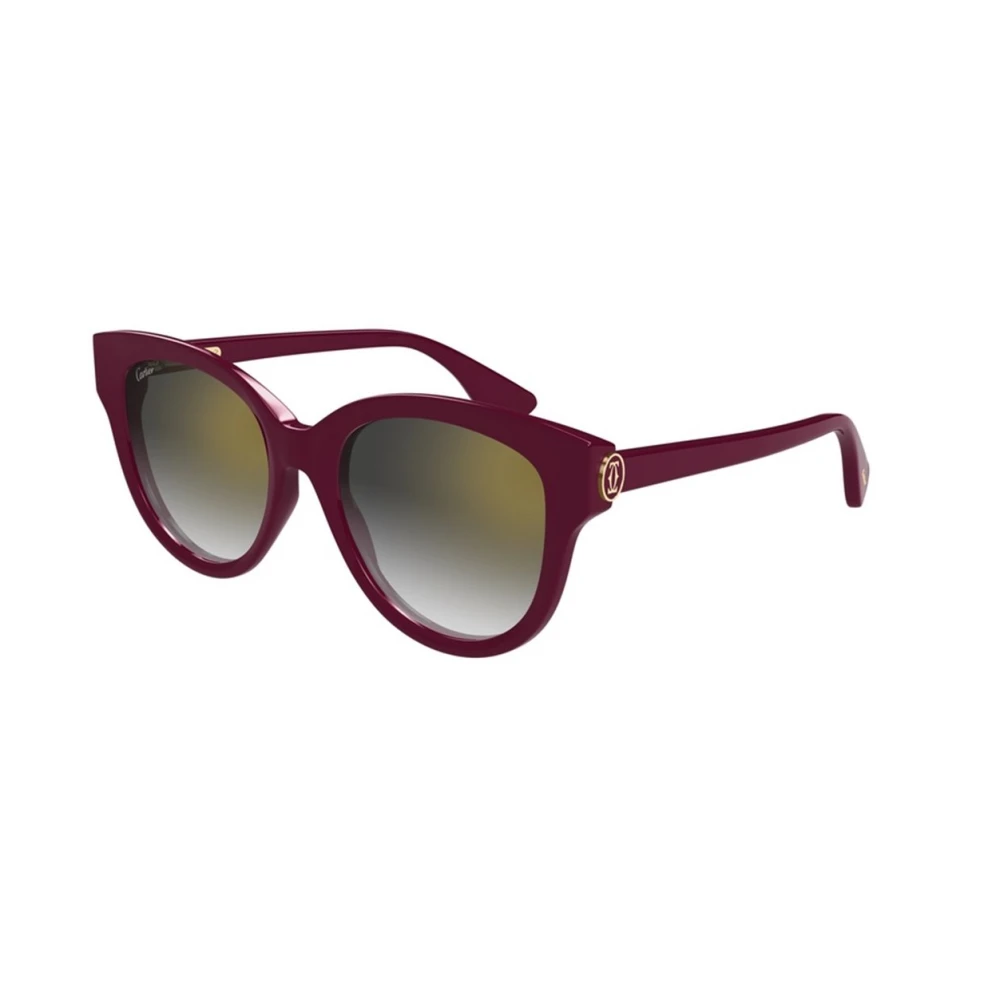 Cartier Red Sunglasses, Unisex, 55 Mm, Authentic Glasses With Top-Notch Service