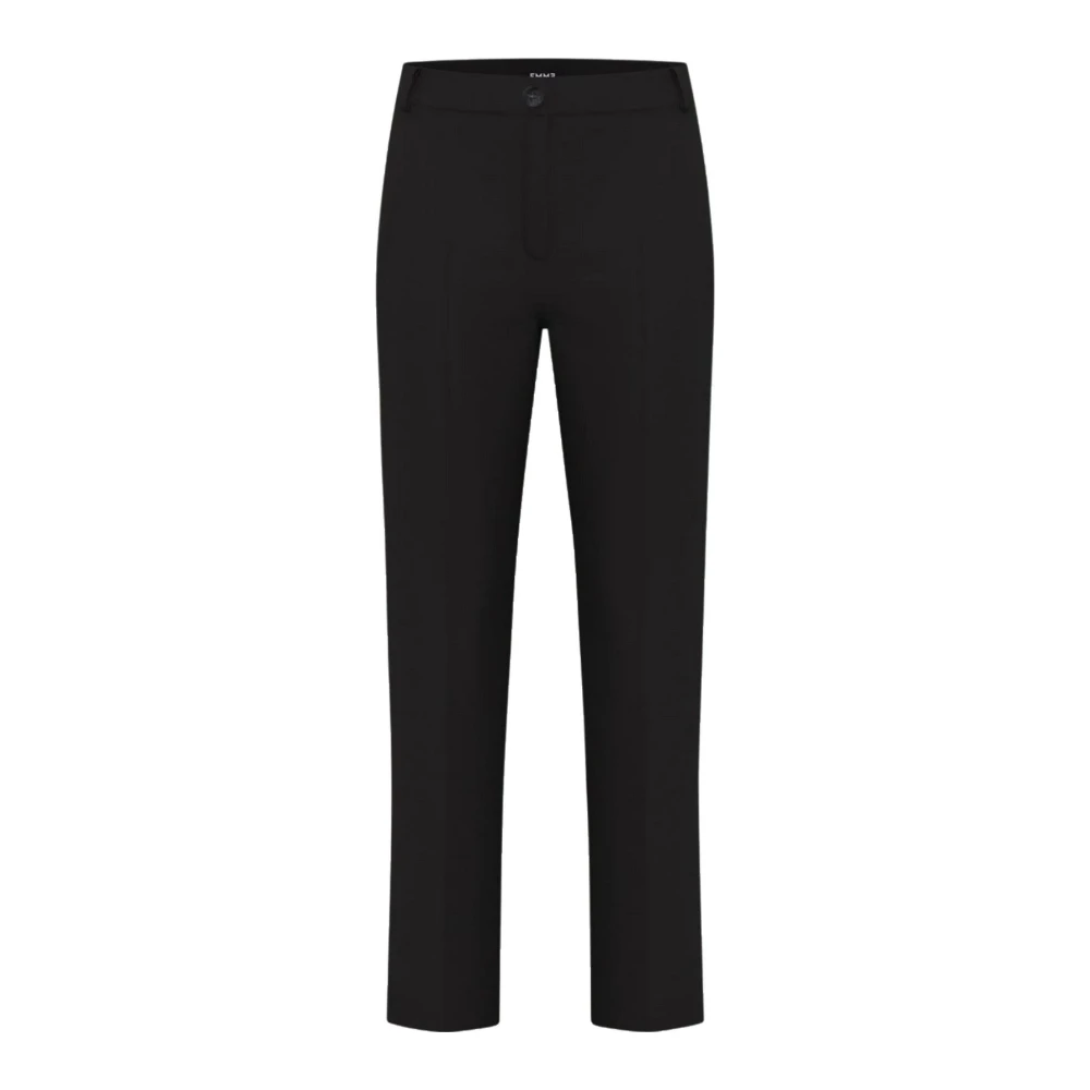 Emme DI Marella Stijlvolle Broek Samenstelling 100% (niet gespecificeerd) Black Dames