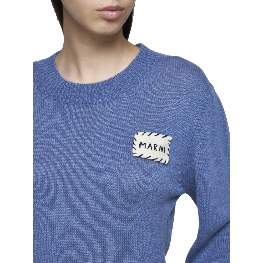Marni Stijlvolle Sweaters Collectie Blue Dames