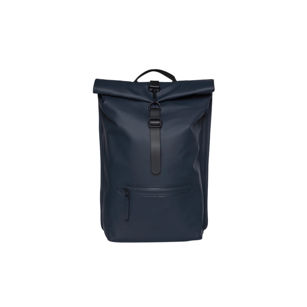 Rains , Backpacks, Male, Blue, One Size, Stylish Backpack With Polyester Coating