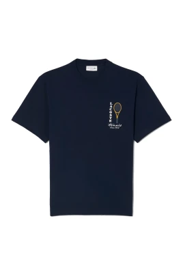 Bomullsjerseybroderad T-shirt