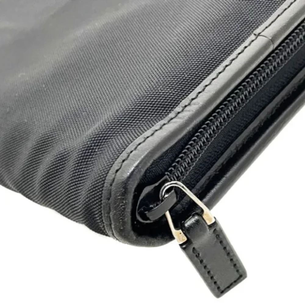 Gucci Vintage Pre-owned Leather pouches Black Dames