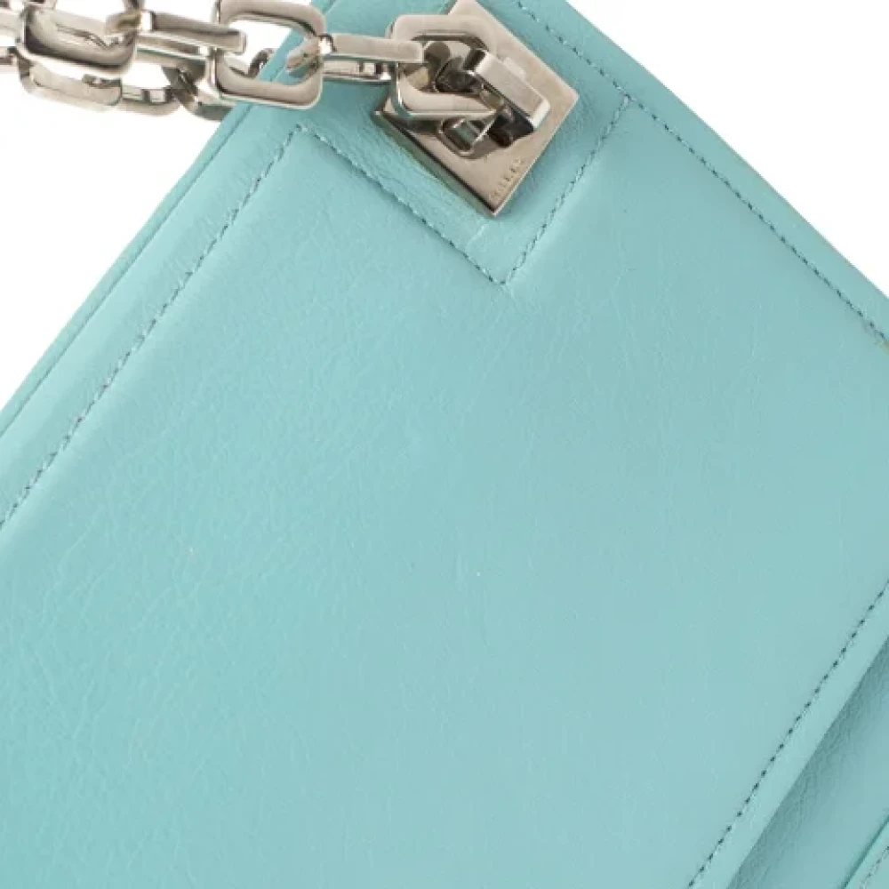 Bally Pre-owned Leather shoulder-bags Blue Dames