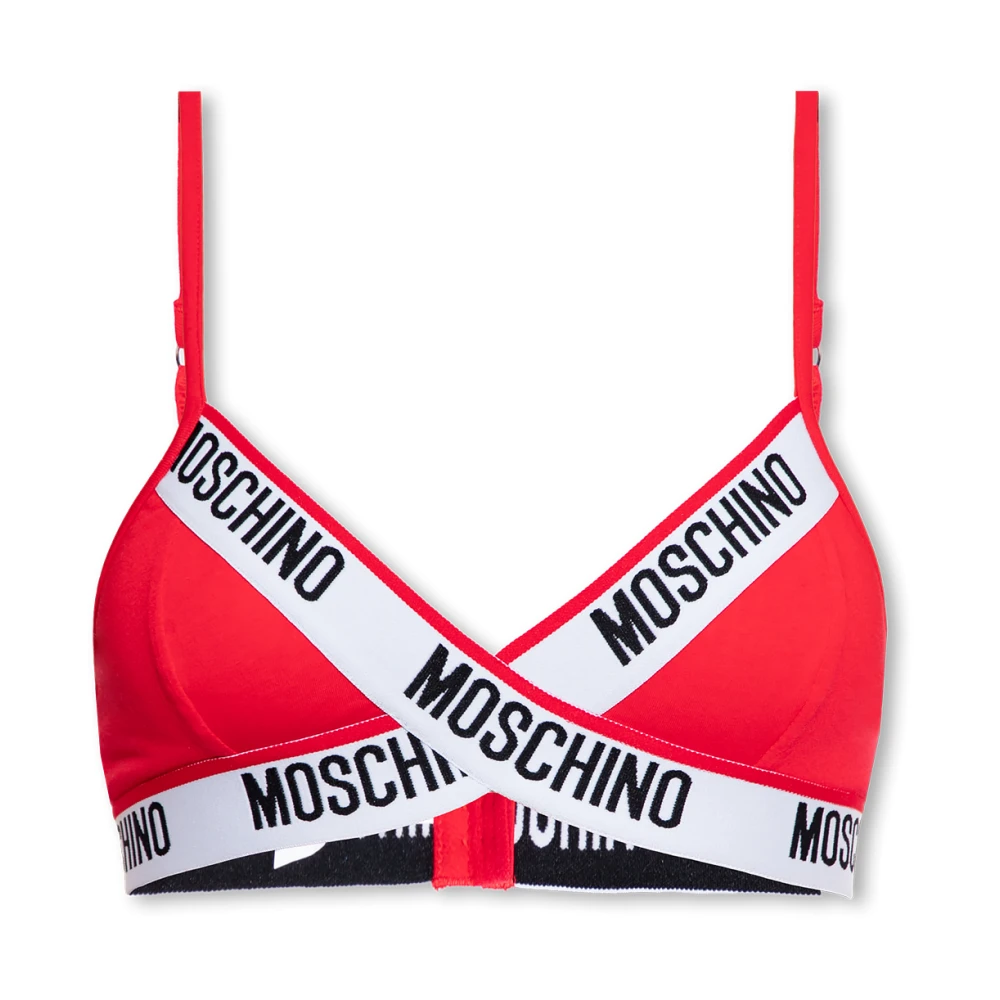 Moschino Beha met logo Red Dames