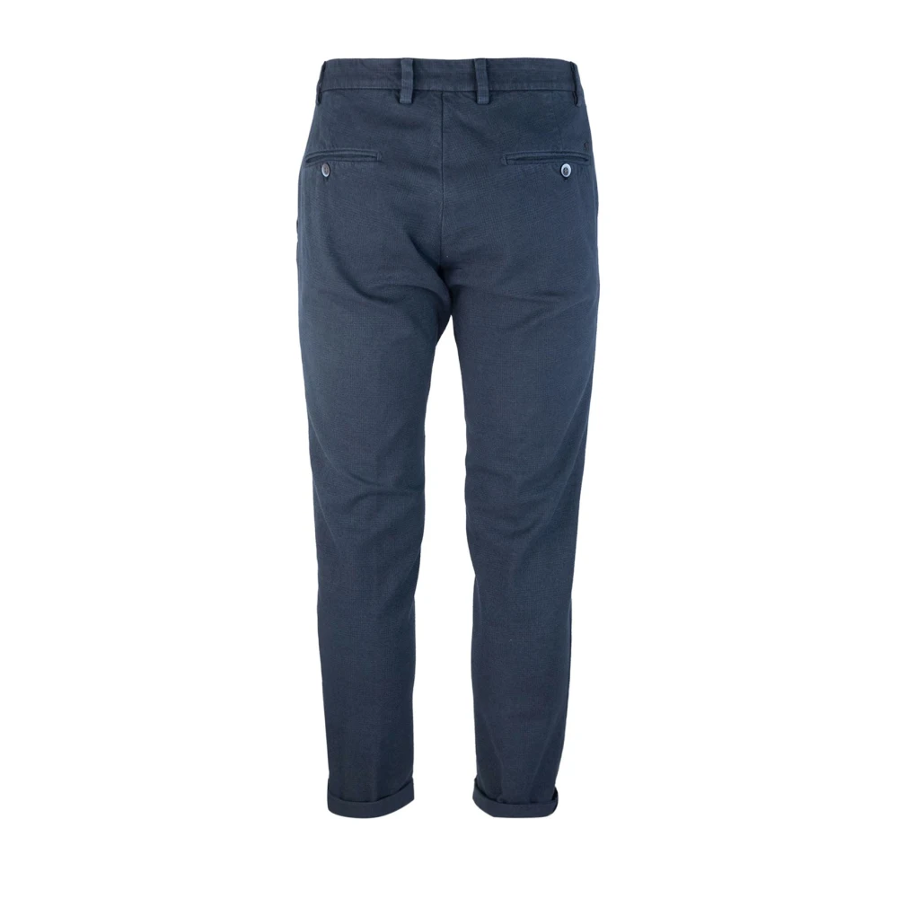 Mason's Slim Fit Blauwe Broek Blue Heren