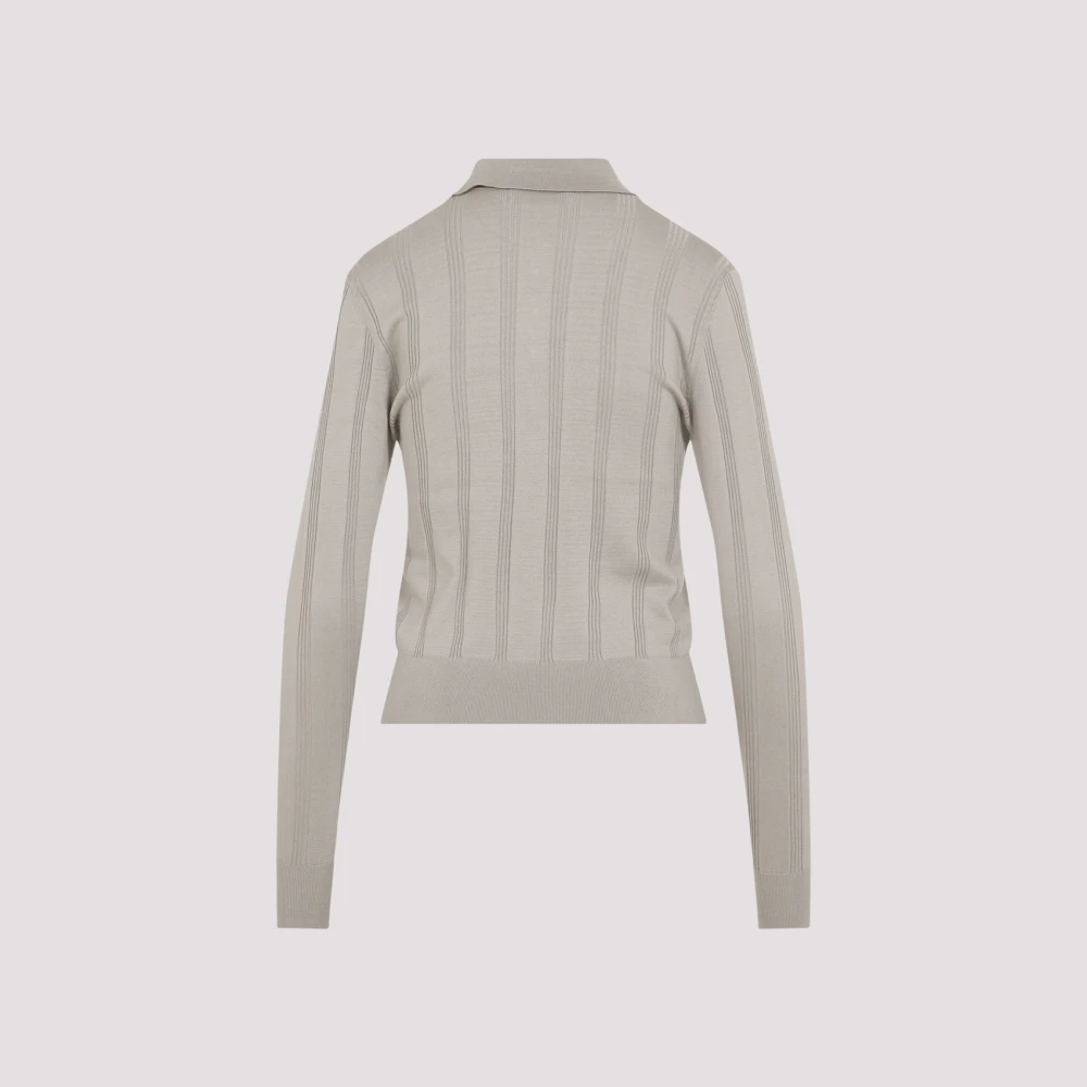 Dries Van Noten Grijze Stijlvolle Katoenen T-shirt Gray Dames