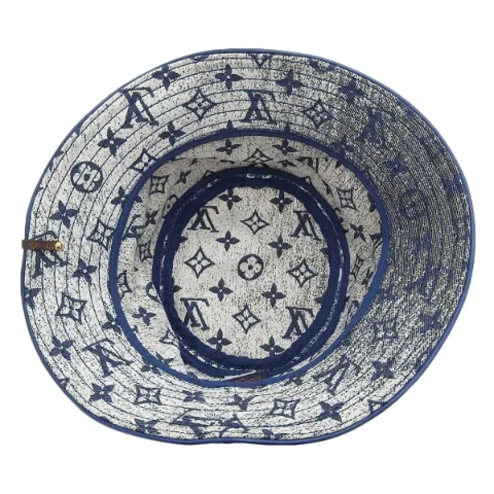 Louis Vuitton Vintage Pre-owned Fabric hats Blue Dames