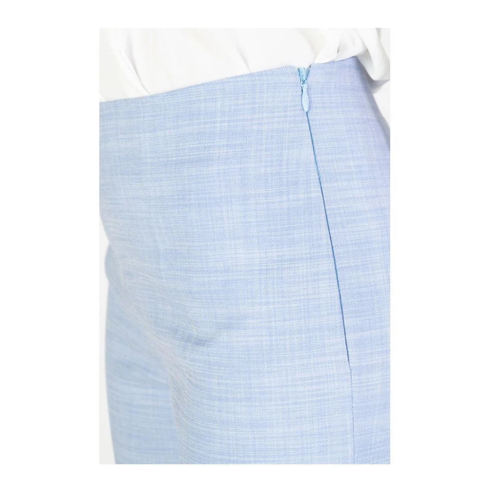 Sandro Ferrone Blauwe Palazzo Broek Lente Zomer Collectie Blue Dames
