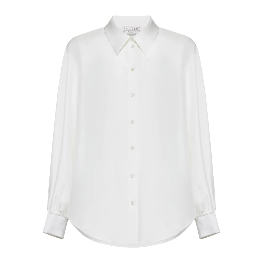 Alexander McQueen Vit Herrskjorta White, Dam