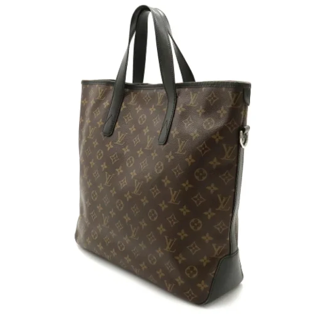 Louis Vuitton Vintage Pre-owned Leather totes Brown Heren