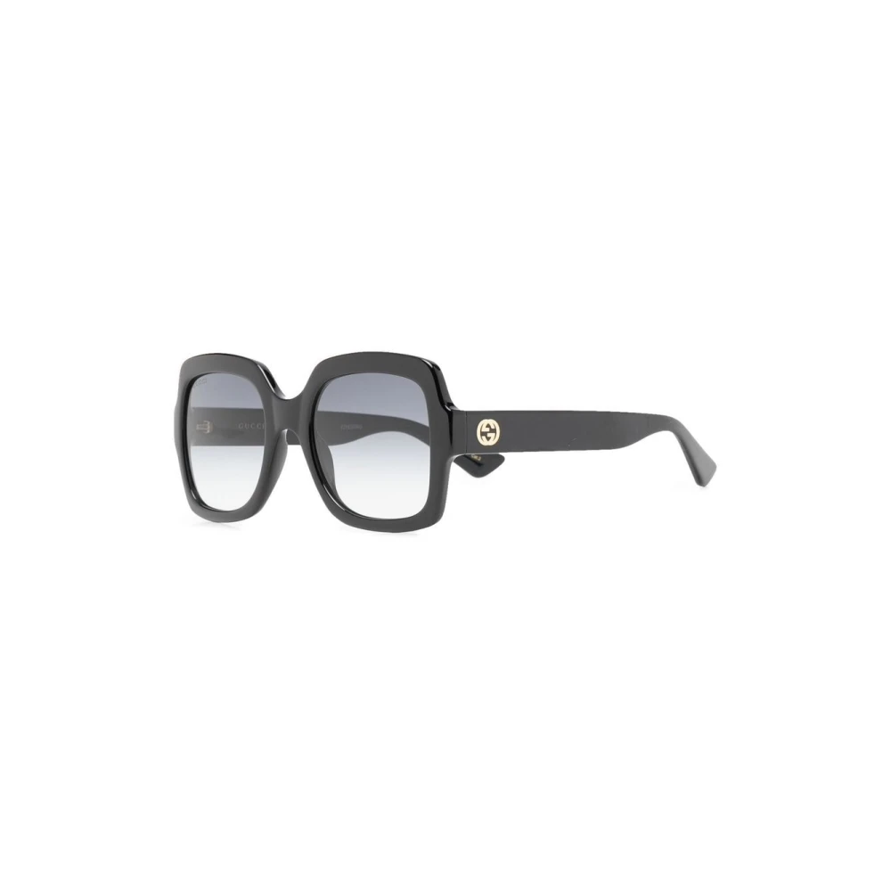 Gucci Women's Black Oversized Square Sunglasses