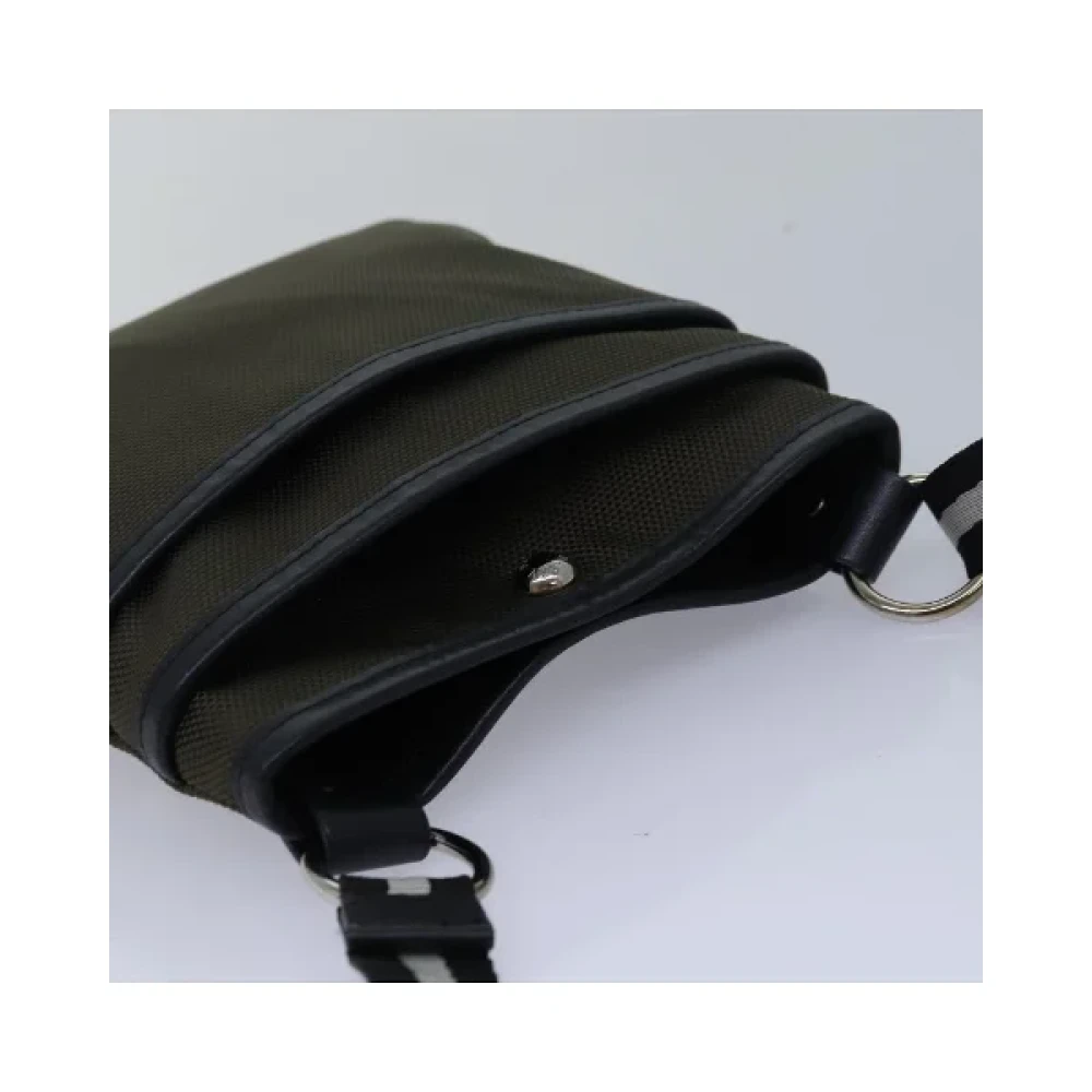 Bally Pre-owned Nylon shoulder-bags Green Dames