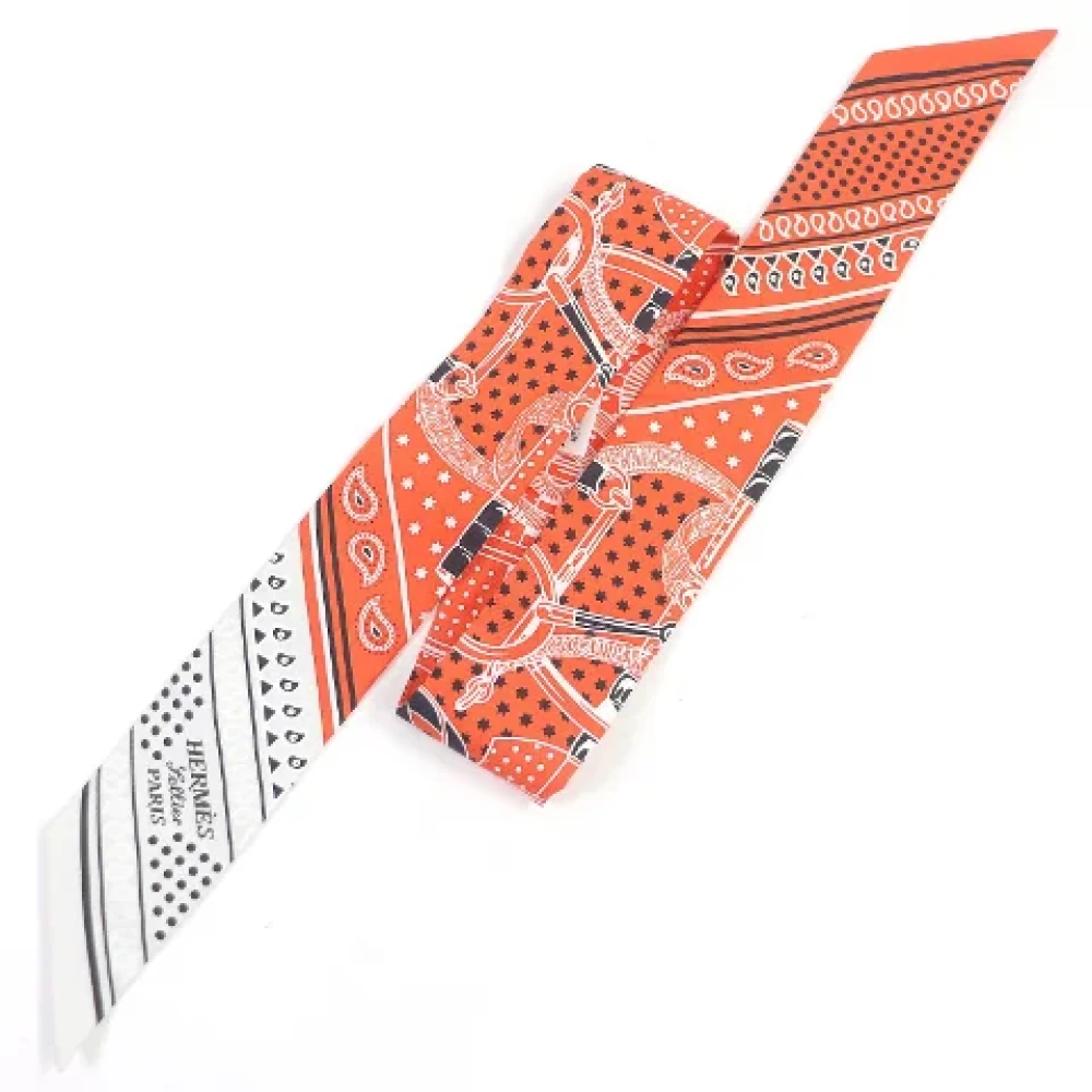 Hermès Vintage Pre-owned Canvas scarves Multicolor Dames