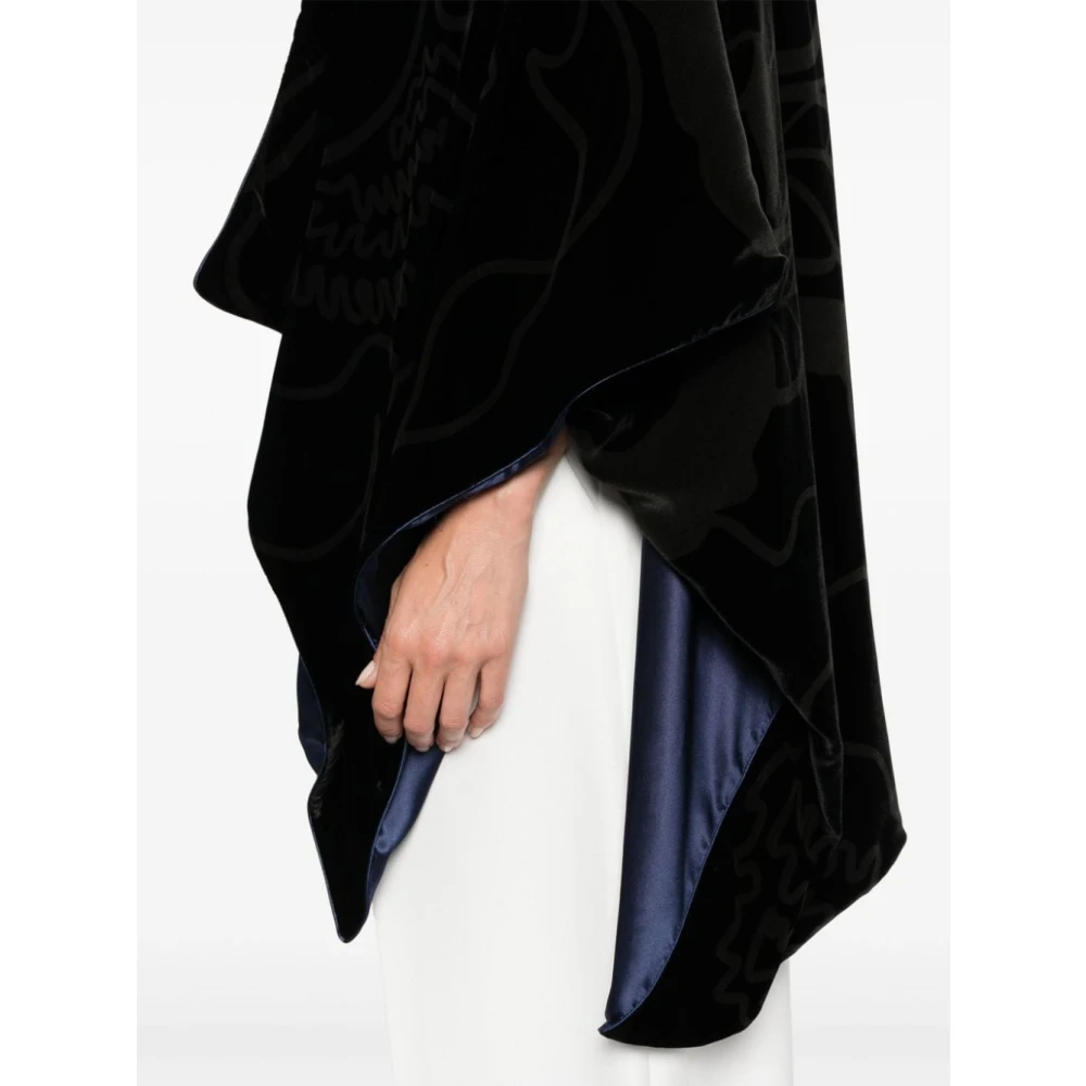 Giorgio Armani Zwarte Sjaals voor Mannen Black Dames