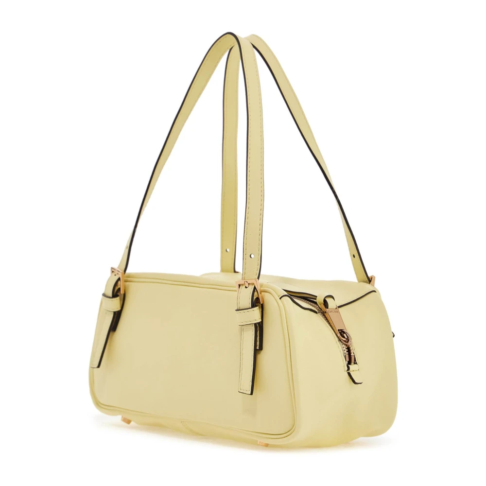 Versace Nappa Leren Bowlen Tas Yellow Dames
