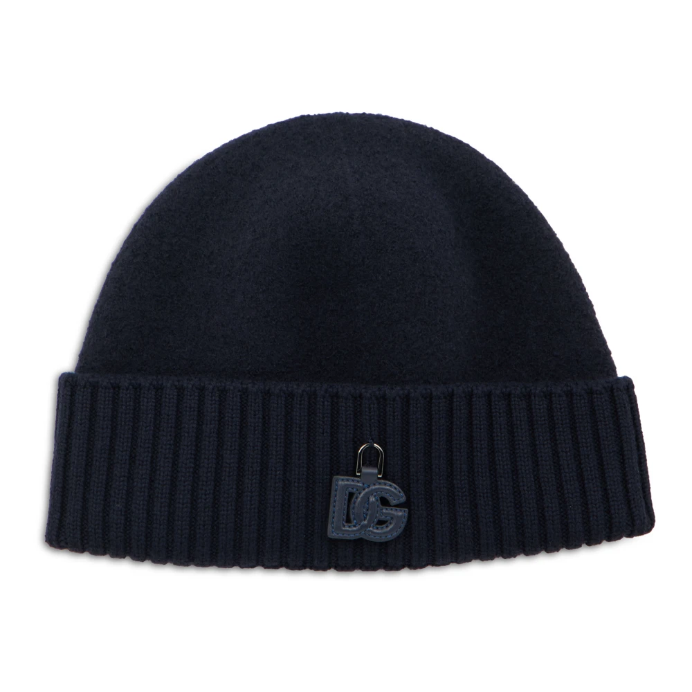 Dolce & Gabbana , Accessories, Male, Blue, One Size, Knit Cap
