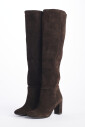 chaussures-plates-en-daim-marron