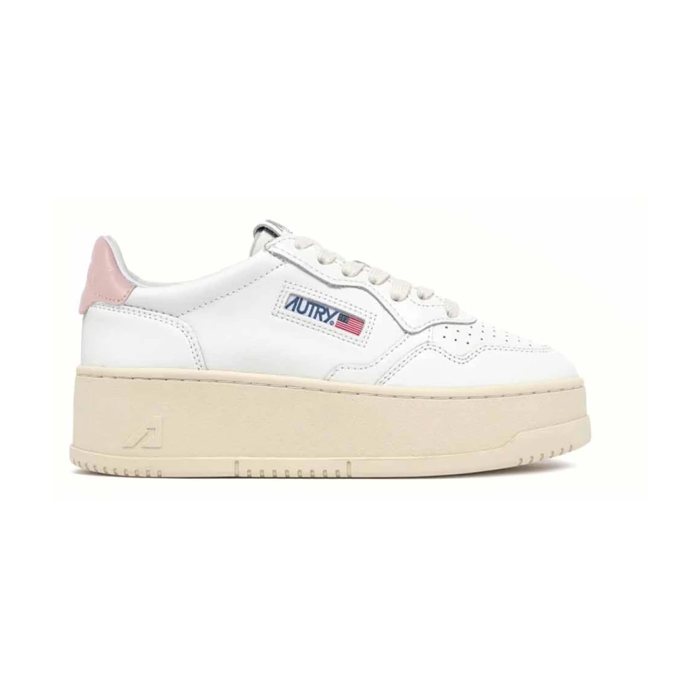 Autry Platform Sneakers med Chunky Sole White, Dam