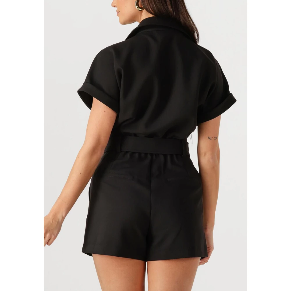 Notre-v Zwarte Jumpsuit Nv-Fern Stijl Black Dames