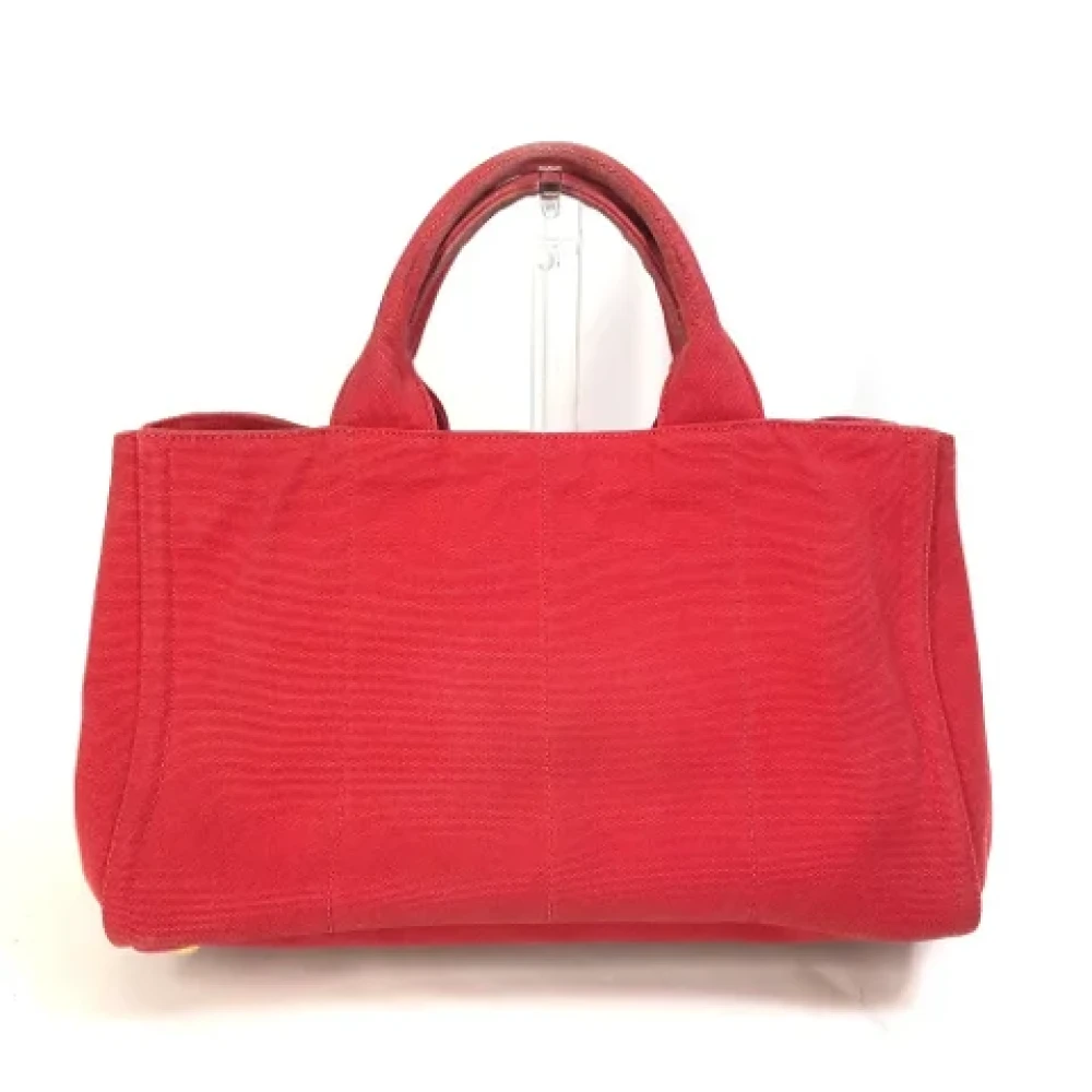 Prada Vintage Pre-owned Fabric prada-bags Red Dames